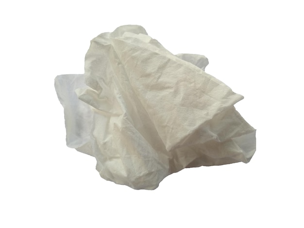 Biały zmięty papier tekstury dla tła