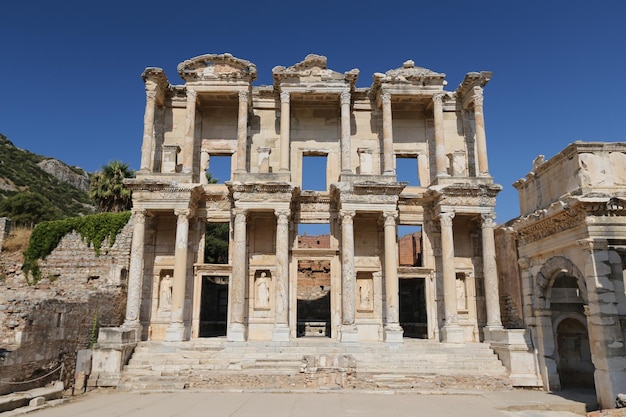 Biblioteka Celsusa w Efezie Starożytne miasto Selcuk Miasto Izmir Turcja