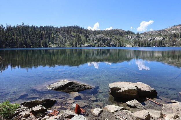 Big Bear Lake w Eureka Plumas Forest w Kalifornii