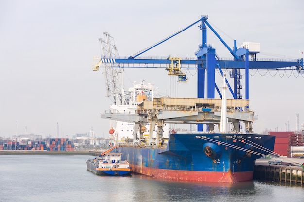 Big Cargo Containers Boat