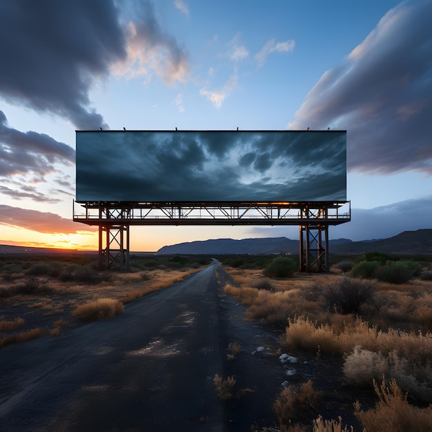 Zdjęcie billboard makieta