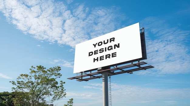billboard z napisem "Twój projekt" tutaj, tutaj, tutaj