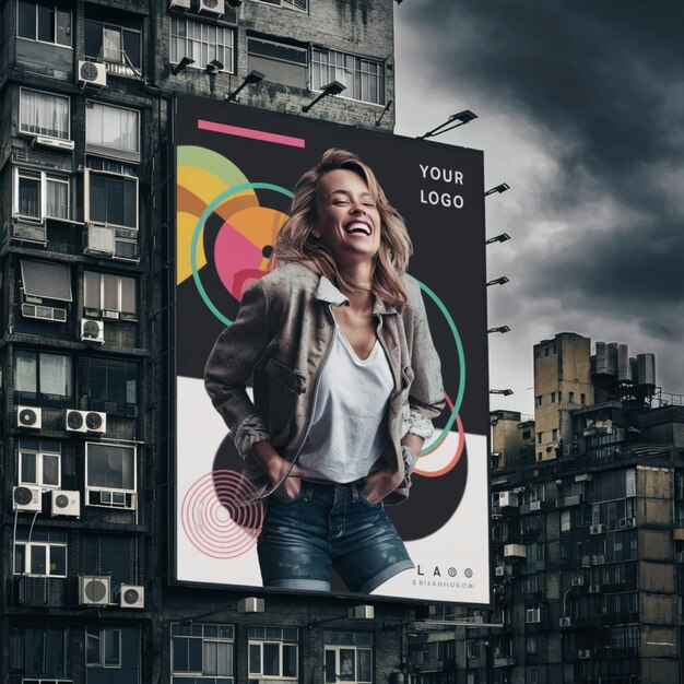 Zdjęcie billboard z napisem 