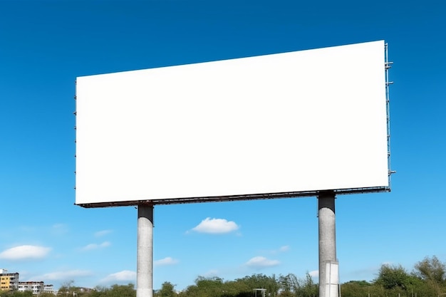 Billboard z napisem
