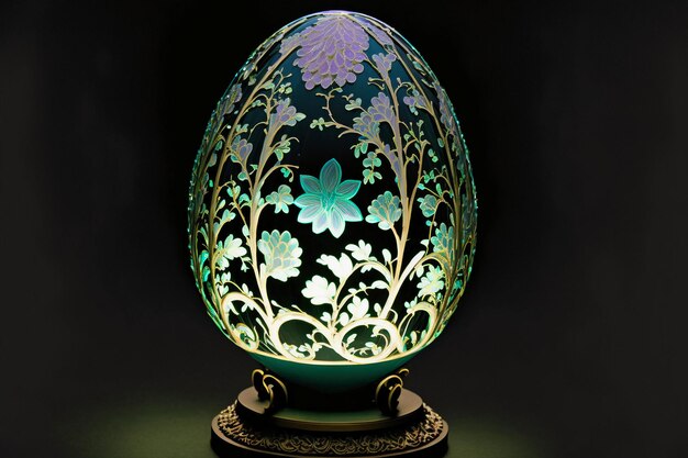 Zdjęcie bioluminescencyjne jajko faberge