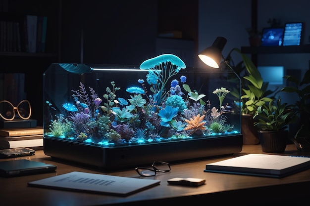 Bioluminescencyjne organizery na biurko Żywe pomoce organizacyjne