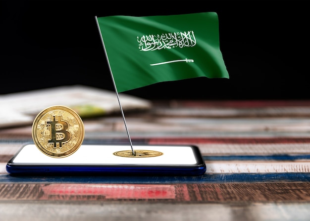 Bitcoin Arabia Saudyjska Na Fladze Arabii Saudyjskiej. Aktualności Bitcoin I Sytuacja Prawna W Koncepcji Arabii Saudyjskiej.