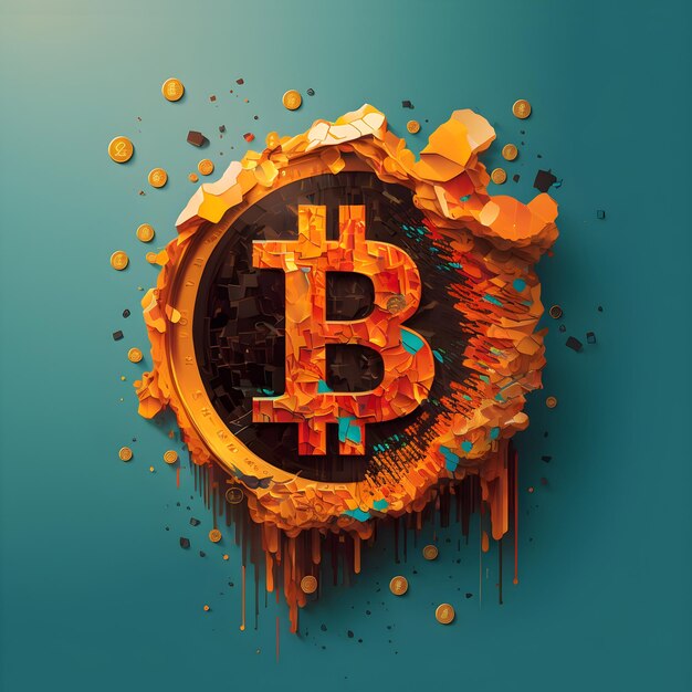 Zdjęcie bitcoin crash decay burn