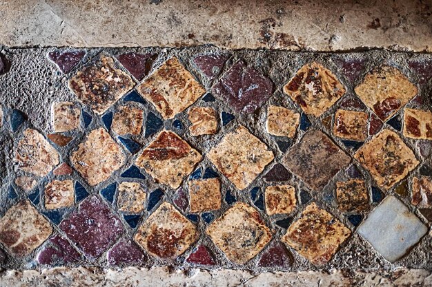 Bizantyjskie mozaiki na podłodze kościoła św mikołaja demre indyk