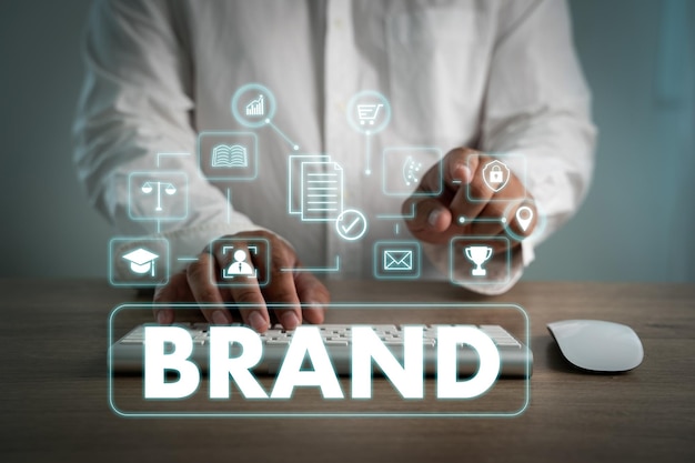 Biznes Brand Design Marketing Branding Dyskusja o pomysłach na rozwój zespołu Tożsamość marki