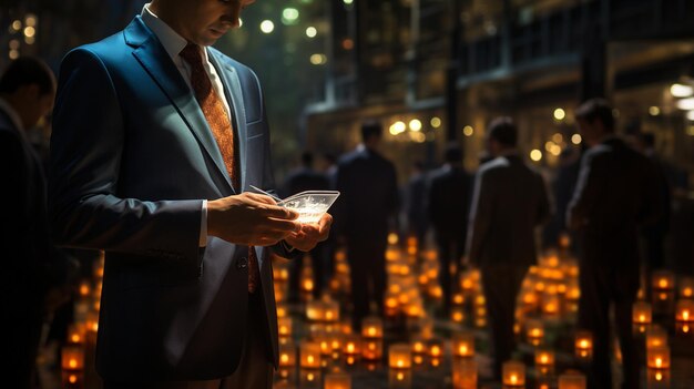 biznesmen HD 8k papier ścienny Zdjęcie fotograficzne