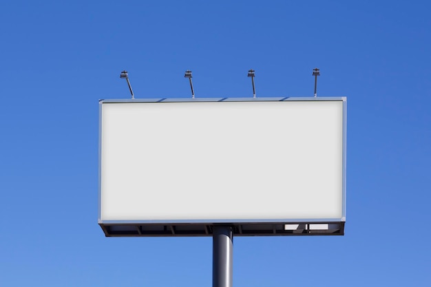 Blank billboard makiety