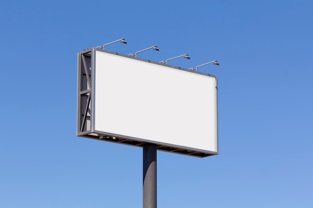 Blank billboard makiety