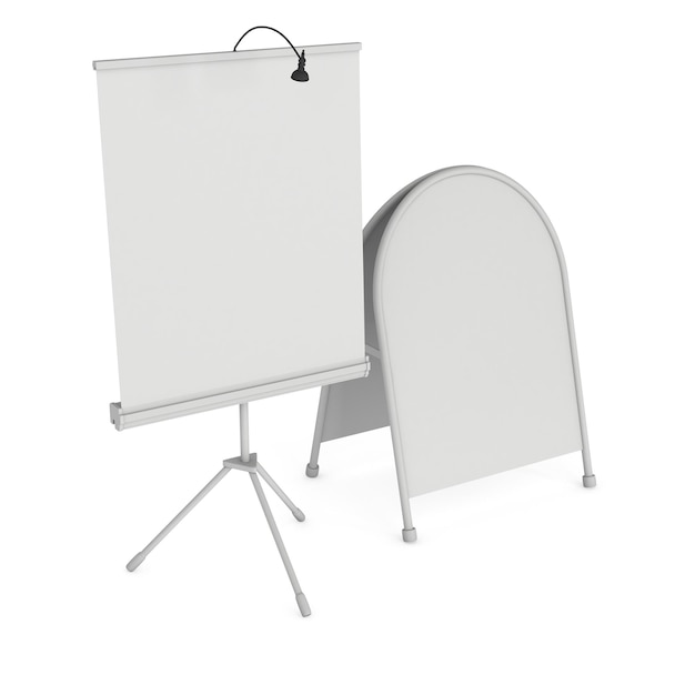 Blank Roll Up Expo Banner Stand Group