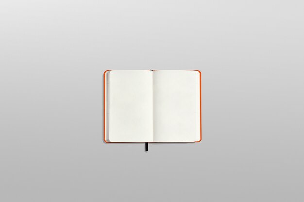 Blank White Book Mockup Zdjęcia