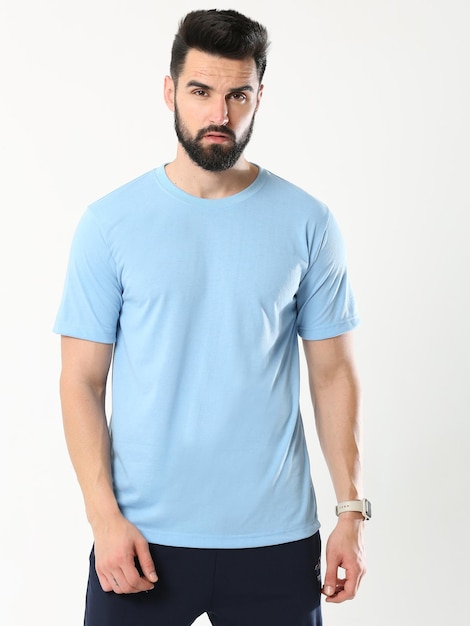 Błękitna koszulka