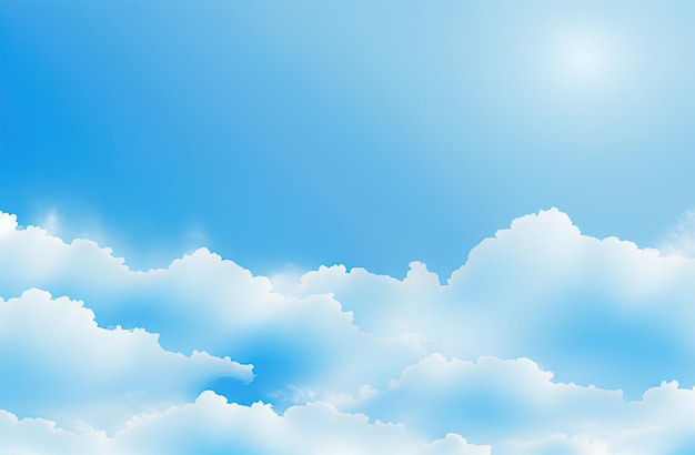 Błękitne niebo i chmury streszczenie tło z miejsca na kopię