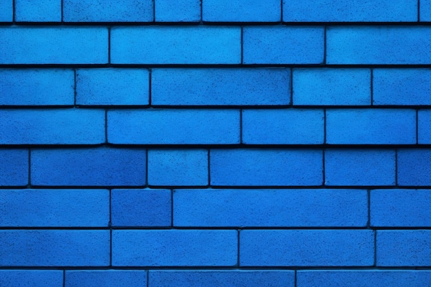 Zdjęcie błękitne tło ściany błękitna tło ściana cegła tło ścianę tło tło cegły tło ai generatywne