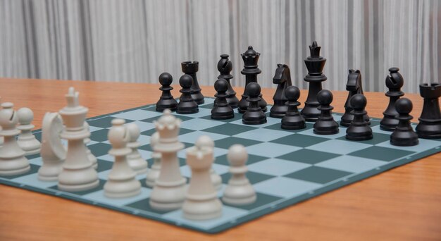 Bliska, gra w szachy w domu Selektywne fokus