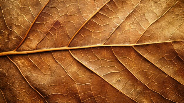 bliska tekstura brązowego liścia
