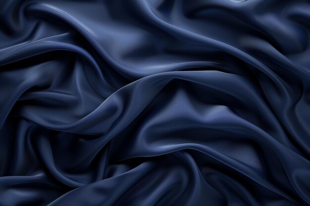 Bliskie spojrzenie na niebieską tkaninę