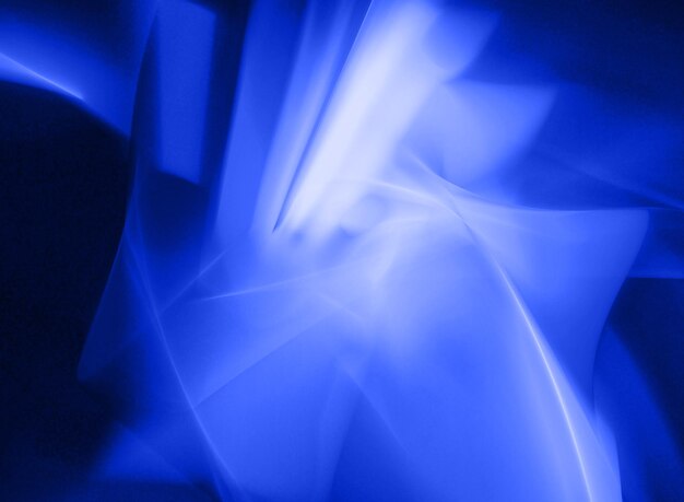 Blue Bolt Abstract Curved Paper Background Design (Design tła z papieru zakrzywionego)