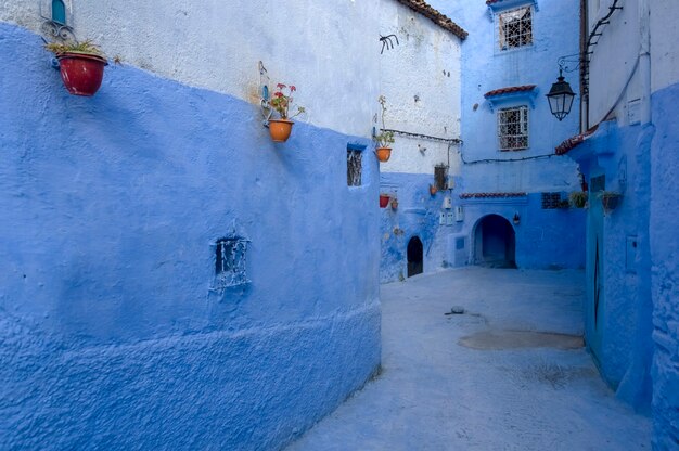 Blue City Chefchaouen. Maroko, Afryka