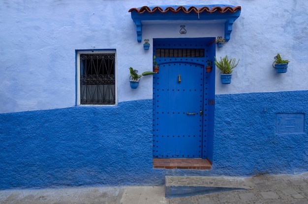 Blue City Chefchaouen. Maroko, Afryka