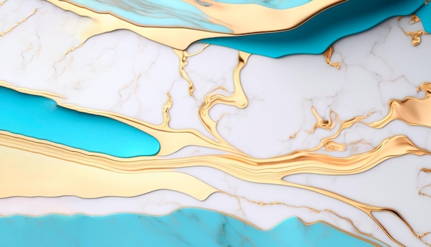 Blue marbel Zbliżenie abstrakcyjna tekstury z plasterkiem polerowanego kwarcu o wysokiej rozdzielczości