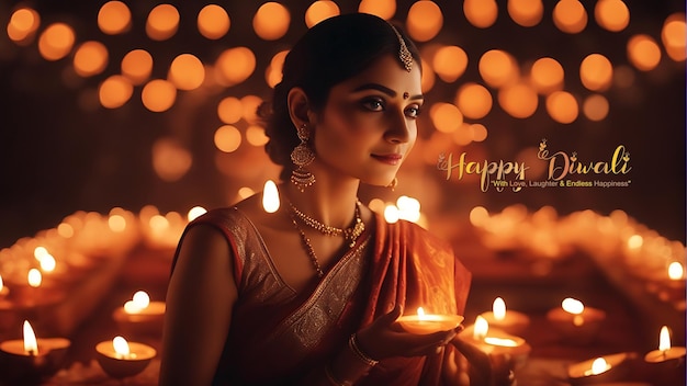 Błyszczące Diwali i tętniące życiem Navratri Wyjątkowe tła powitań, aby oświetlić twoje uroczystości