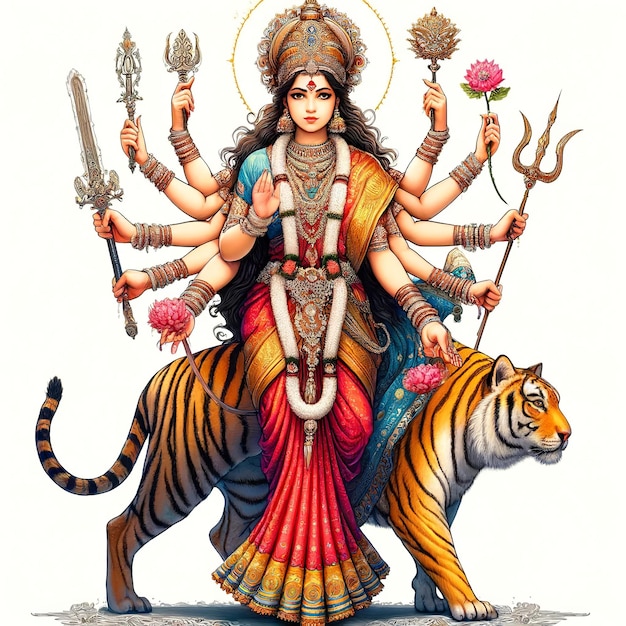 Bogini Durga Jai Mata Di Durga Mata Navratri