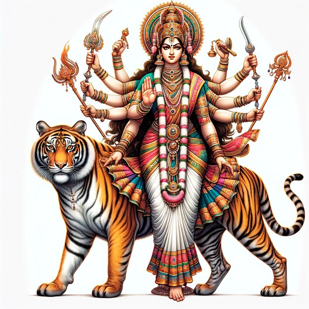 Bogini Durga Jai Mata Di Durga Mata Navratri