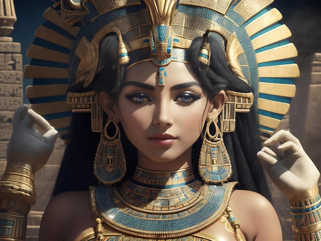 Bogini starożytnego Egiptu ai generowane