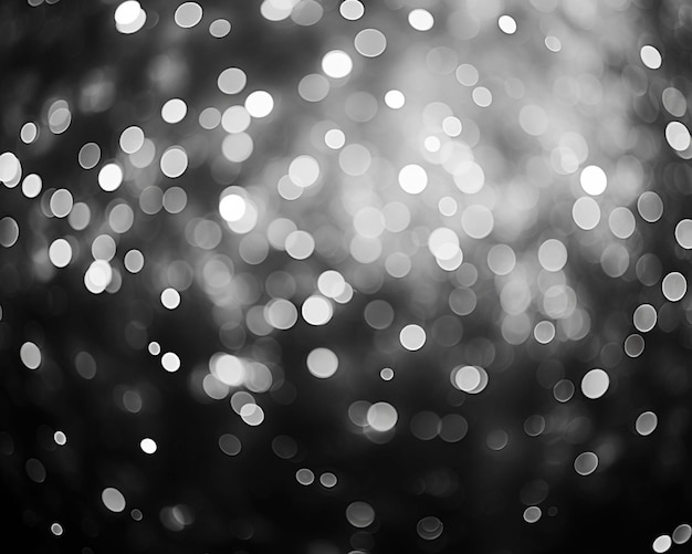 Bokeh czarno-białe tło