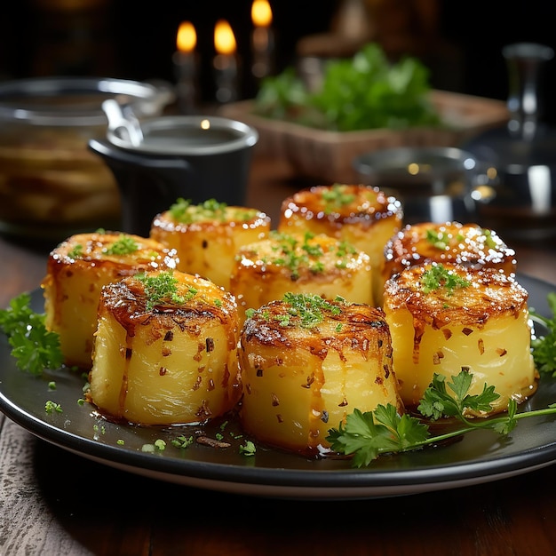 Zdjęcie bolinhos de bacalhau brazylijskie jedzenie