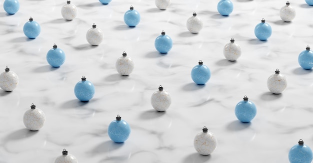 Zdjęcie bombki choinkowe nowoczesne tło dekoracyjne