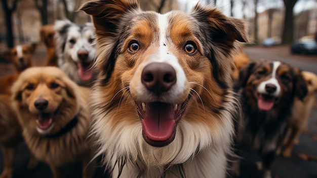 Border Collie w przyrodzie