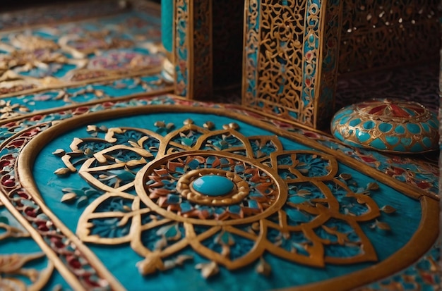 Boski dekor islamskie ozdobne piękno