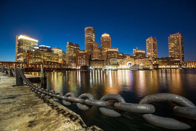 Boston Harbor w stanie Massachusetts