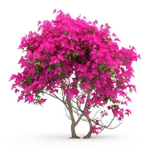 Bougainvillea na białym tle