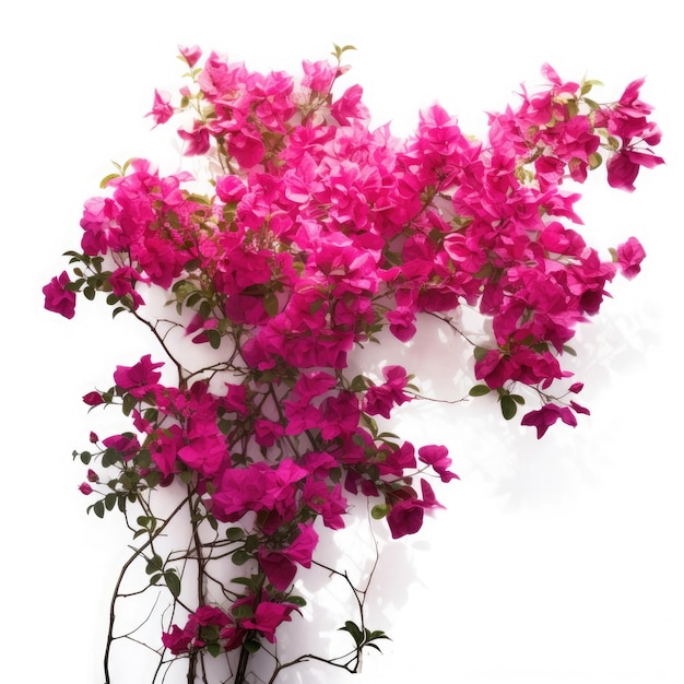 Bougainvillea na białym tle