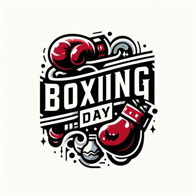 Zdjęcie boxing day posterflyerbanner i darmowe zdjęcia na białym tle