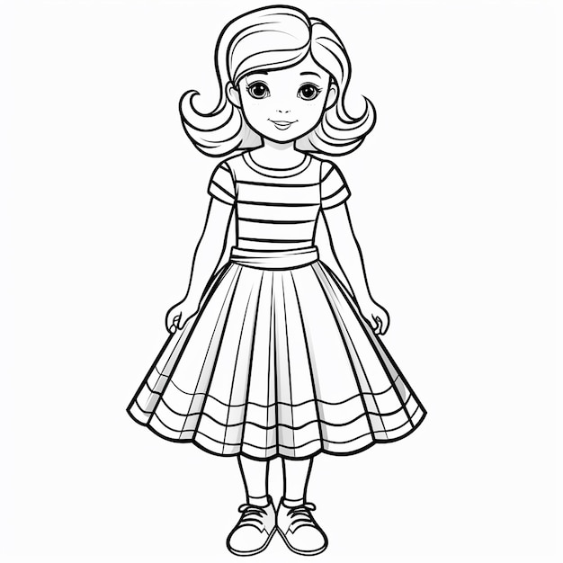 Zdjęcie boxpleat zajęcia dla dzieci uroczy anioł płaska książka do malowania kawaii line art