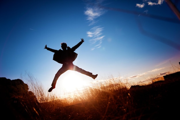 Boy Jumping