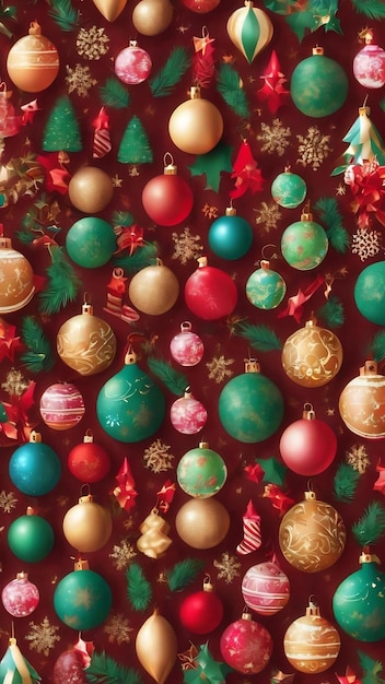 Boże Narodzenie i Nowy Rok wzór tła graficzne projektowanie dekoracji kartki opakowania prezentów