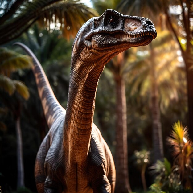 Brachiosaurus przedhistoryczne zwierzę dinozaur dzikiej przyrody fotografia przedhistorycznych zwierząt dinozaury dzikie zwierzę p