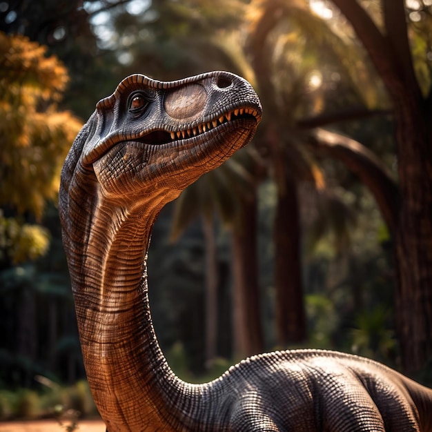 Brachiosaurus przedhistoryczne zwierzę dinozaur dzikiej przyrody fotografia przedhistorycznych zwierząt dinozaury dzikie zwierzę p