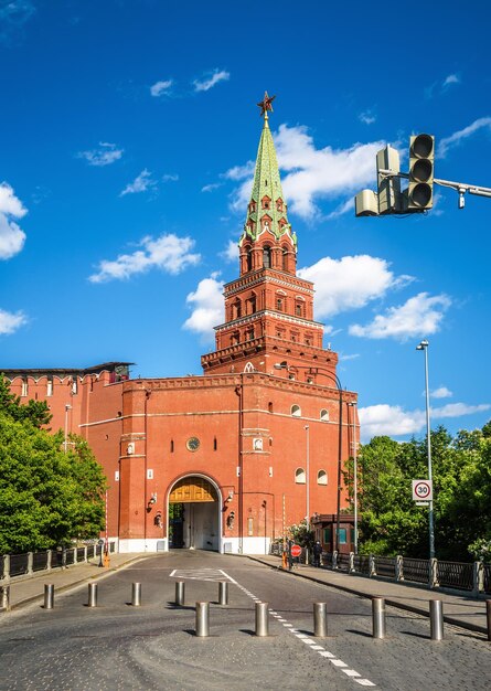 Brama Kremla moskiewskiego w lecie Rosja