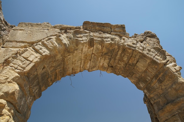 Brama w starożytnym mieście Aspendos w Antalyi Turkiye