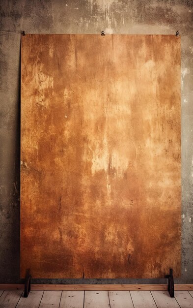 Brązowa drewniana deska do krojenia z brązowym tłem i napisem „kucharz”.